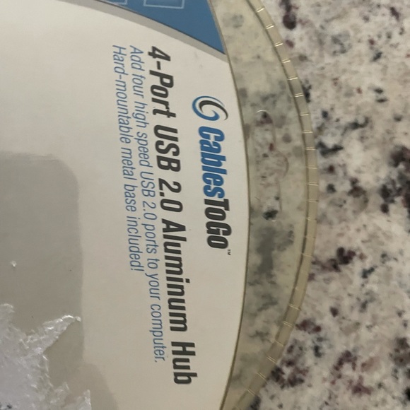 Usb 4 port HUB  cables to go new - Picture 5 of 6